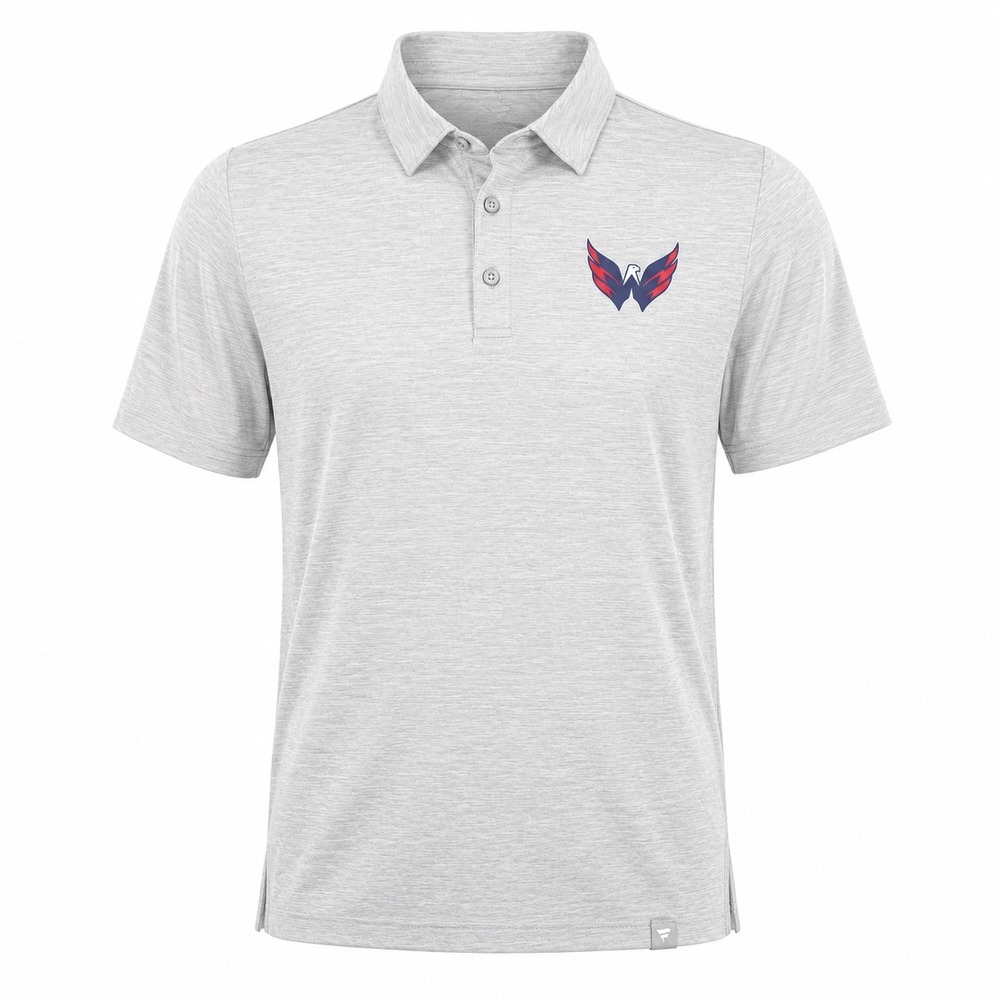 Washington Capitals NHL Mens Small Polo Shirt Grey New office hockey sportswear